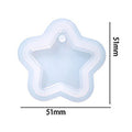 My Store Silicon Mould Star Keychain & Pendant Mould