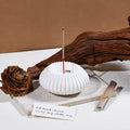 My Store Silicon Mould Stripe Round Incense Tray Silicon Mould