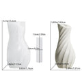 My Store Silicon Mould Fine Oblique Mouth Vase Mould