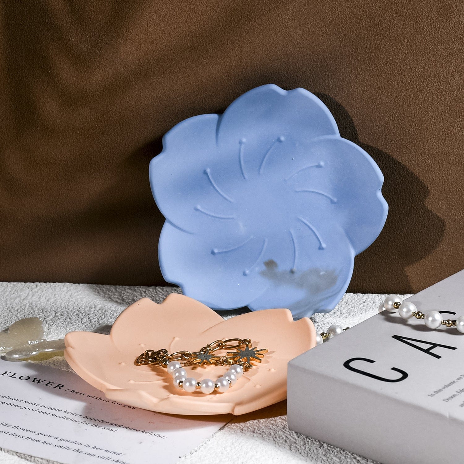 My Store Silicon Mould Flower Plate Mould