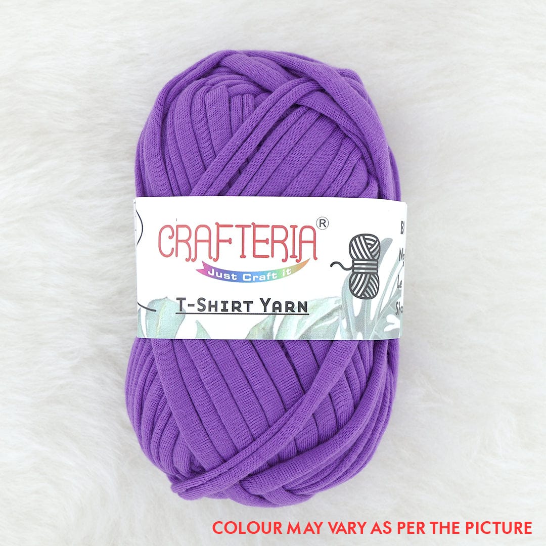 Crafteria Purple T-SHIRT YARN