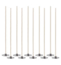 Crafteria 6 Inch Premium Paraffin-Coated Candle Wick